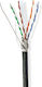 Nedis S/FTP Cat.6 Gigabit Ethernet Network Cable Outdoor 305m Black