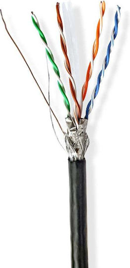 Nedis S/FTP Cat.6 Gigabit Ethernet Network Cable Outdoor 305m Black