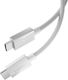 Spigen Cablu USB 2.0 USB-C Mascul - USB-C 60W Alb 1.5m ACA10416