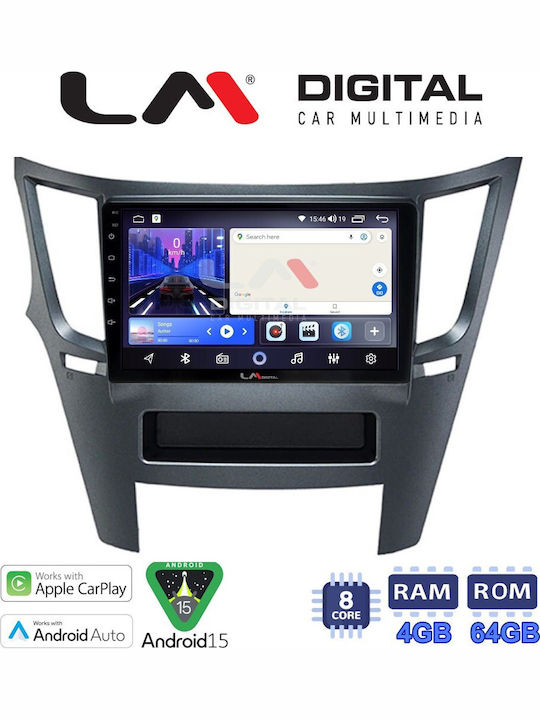 LM Digital Car Audio System for Subaru Legacy Outback 2009 2013 Bluetooth USB WiFi GPS Apple CarPlay Android Auto