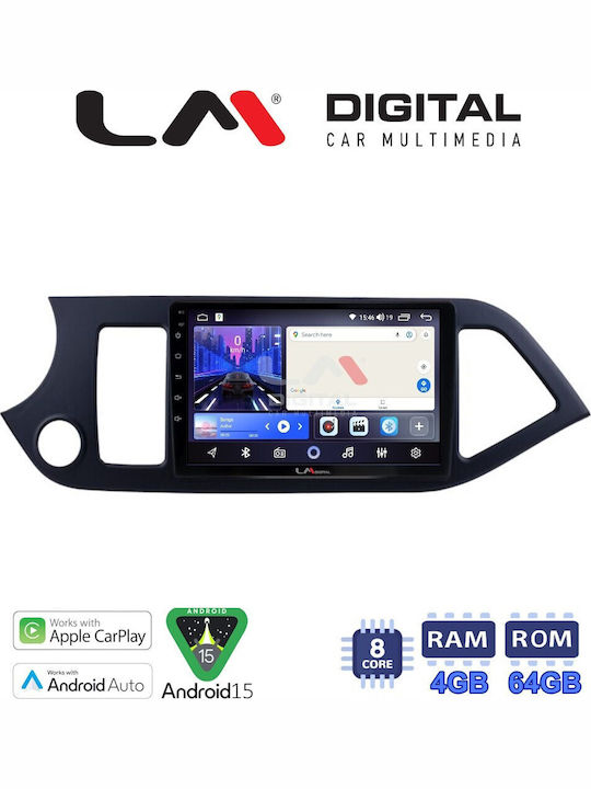 LM Digital Car Audio System for Kia Picanto 2011 2017 Bluetooth USB Wi-Fi GPS Apple CarPlay Android Auto