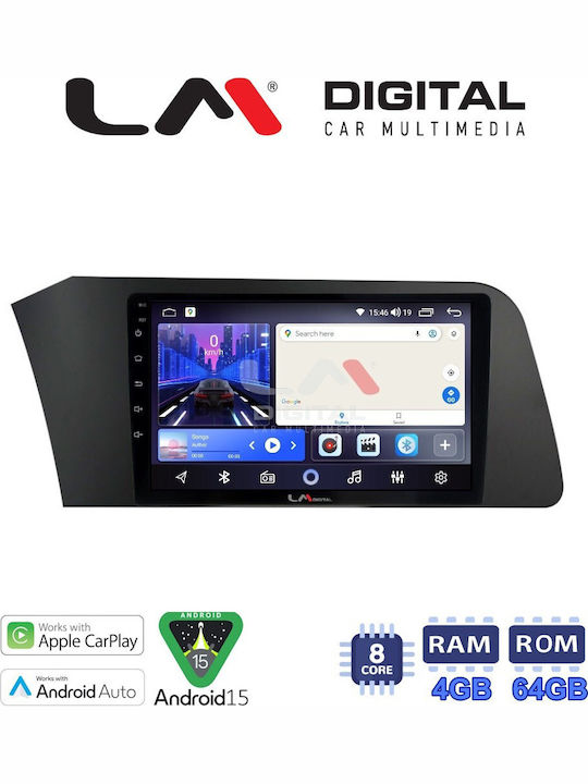 LM Digital Car Audio System for Hyundai Elantra 2021 Bluetooth USB Wi-Fi GPS Apple CarPlay Android Auto