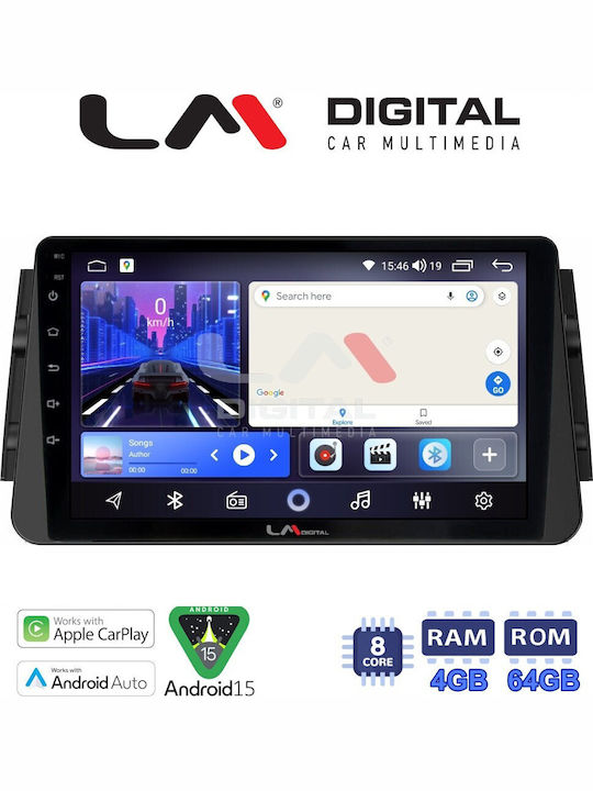 LM Digital Car Audio System for Nissan Micra 2017 Bluetooth USB Wi-Fi GPS Apple CarPlay Android Auto