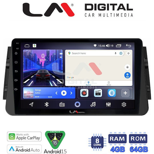 LM Digital Car Audio System for Nissan Micra 2017 Bluetooth USB Wi-Fi GPS Apple CarPlay Android Auto