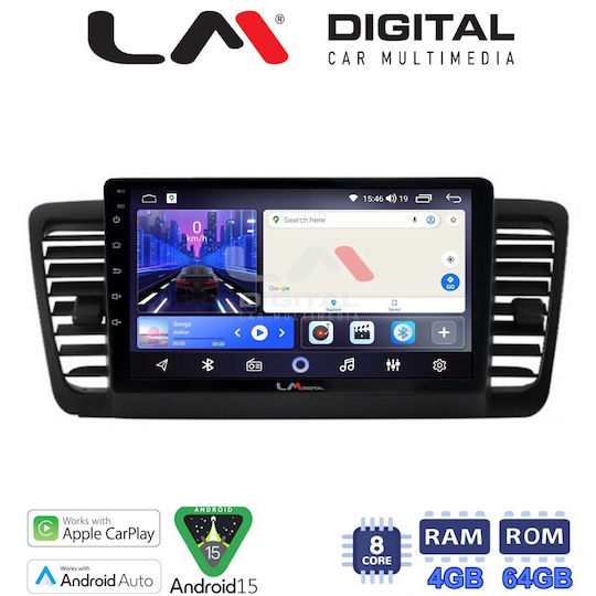 LM Digital Ηχοσύστημα Αυτοκινήτου για Subaru Legacy 2002 (Bluetooth/USB/WiFi/GPS/Apple-Carplay/Android-Auto)