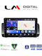 LM Digital Car Audio System for Renault Logan Dacia Logan Duster Sandero 2021 Bluetooth USB Wi-Fi GPS Apple CarPlay
