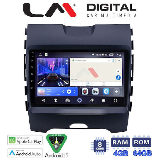 LM Digital Car Audio System for Ford Edge 2016 Bluetooth USB Wi-Fi GPS Apple CarPlay