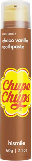 Fluoride Toothpaste Chocolate Vanilla Flavor Chupa Chups Choco Vanilla Hismile 60 G