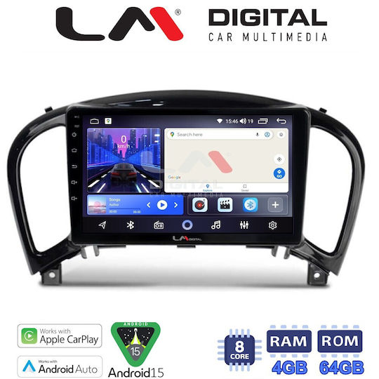 LM Digital Ηχοσύστημα Αυτοκινήτου για Nissan Juke 2009 (Bluetooth/USB/WiFi/GPS/Apple-Carplay/Android-Auto)