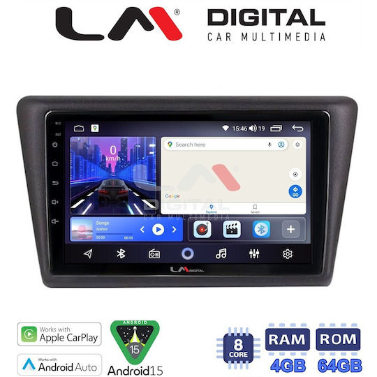 LM Digital Ηχοσύστημα Αυτοκινήτου για Skoda Rapid 2014 (Bluetooth/USB/WiFi/GPS/Apple-Carplay/Android-Auto)