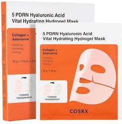 Cosrx 5 Pdrn Hyaluronic Acid Vital Hydrating Jelly Mask 3τμχ