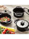 SteweHome Cast Iron Cookware Set 6pcs