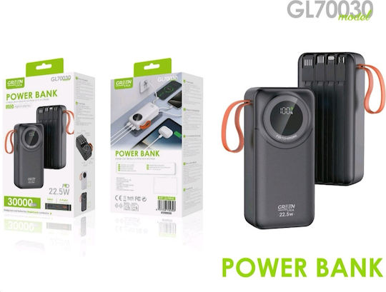 Green Lyca Power Bank 30000mAh 22.5W Power Delivery