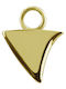Crazy Needles Charm Placat cu Aur