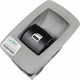 Carro Front & Rear Window Switch Right=Left Grey Cap Black Button 3pin Suitable For Bmw Series 3 Sedan Station Wagon 2008-2012 E90/e91 61316945875 Right 1 Pc