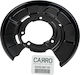 Carro Rear Brake Disc Plate 300/330mm Suitable for Bmw Series 3 Sedan Station Wagon 2008-2012 E90/e91 34216762857 Left 1 Piece