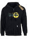 Takeposition Bedruckte Blusen Unisex Bat Schwarz