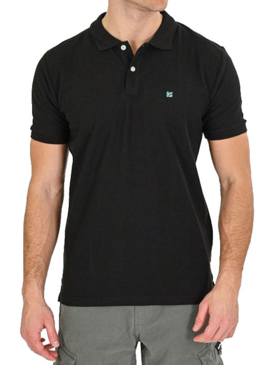 Rebase Polo Μπλούζα Black