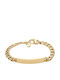 Fossil Women's Neck Chain Made of Gold Plated Stainless Steel