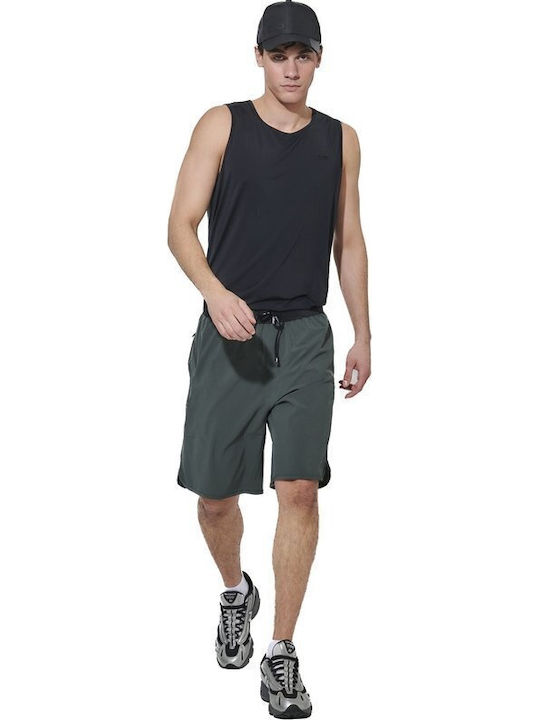 Body Action Ανδρική Βερμούδα Stone Khaki