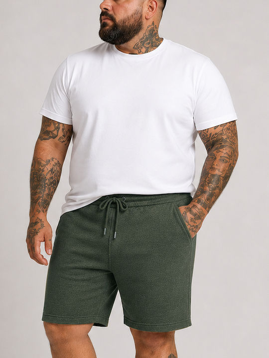 Pantaloni Scurți Bărbați Sport Kaki