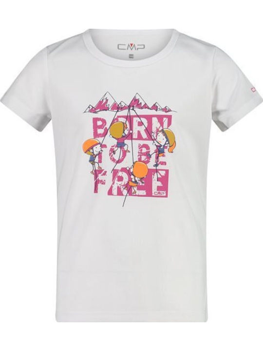 CMP Παιδικό T-shirt Λευκό