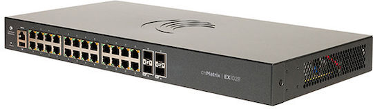 Cambium Networks EX1028 Managed L2 Switch με 24 Θύρες Gigabit (1Gbps) Ethernet και 4 SFP Θύρες