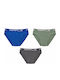 Мъжки Слипове Сиви с Десени 3Pack