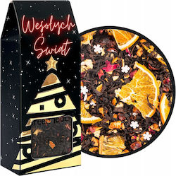 Black Christmas Tea In A Box Winter Time Sugar Snowflakes 60 G