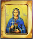 Icoană Handmade Sfânta Varvara Lemn Sculptat 35x46cm