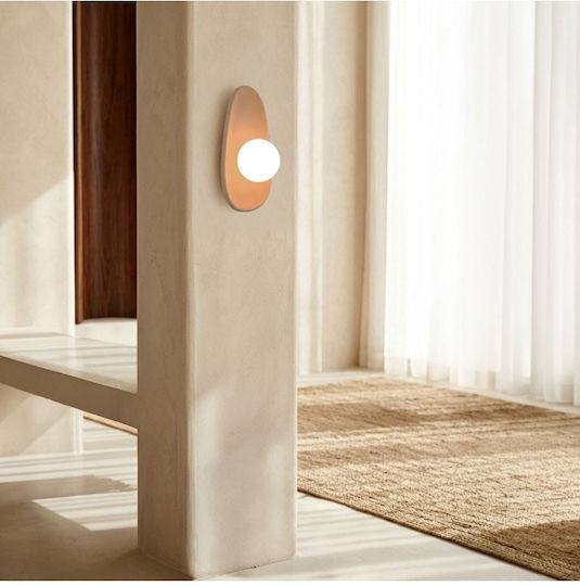 Zambelis Lights Modern Bronze Wall Lamp with G9 Bulb Holder 13x13cm