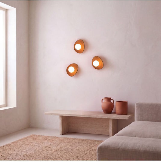 Zambelis Lights Стенна лампа с фасунга G9, оранжева, 17 см