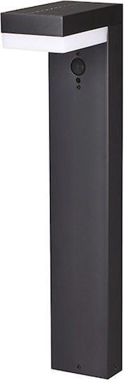 123led Solar Floor Light Column 1000lm Warm White 3000K with Motion Sensor and Photocell IP44 50x9.5cm
