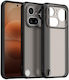 Handyhülle Tpu+pc Frosted Hybrid Umschlag Rückseite Nichts Phone 4a Pro Schwarz