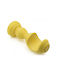 Import Hellas Wooden Yellow Wall Curtain Rail Base 2 Pieces