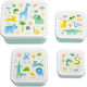 A Little Lovely Company Plastic Kids Dinner Set