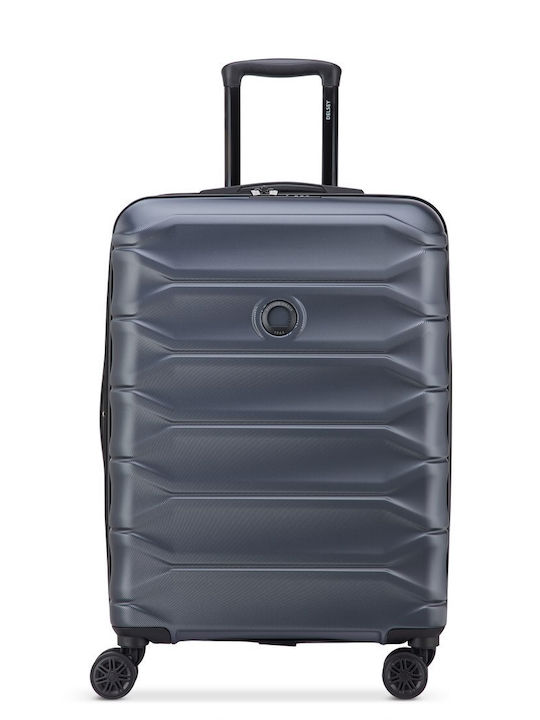 Delsey Meteor Medium Hard Suitcase Navy Blue He...