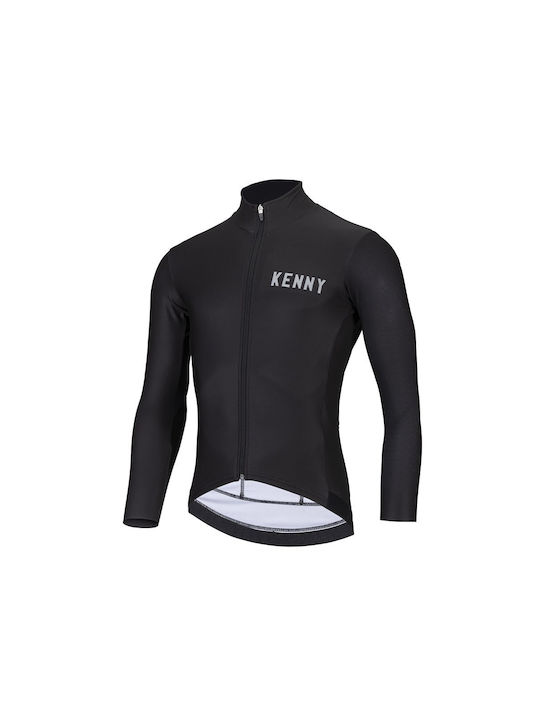 Kenny Tricou De Ciclism Pentru Bărbați Mânecă Lungă Mountain Bike Negru