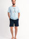 Vienetta Secret Summer Checked Men's Pyjama Pants Siel