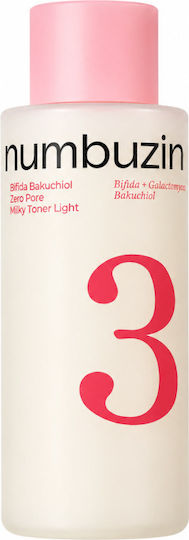 Numbuzin No.3 Bifida Bakuchiol Zero Pore Milky Lotion Τόνωσης Προσώπου 200ml