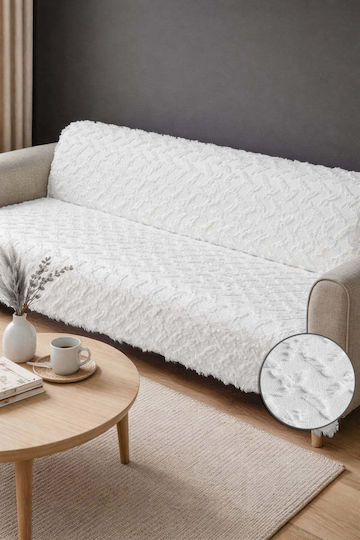 SteweHome SteweHome Sesselüberwurf Strickware 175x215cm Ecru