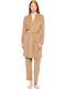 Pink Label Winter Women's Velvet Robe Skin