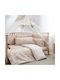 Vesta Home Set Baby Sheets Crib Cotton Pony Pink 165x120cm 3pcs