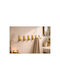 SteweHome Double Wall-Mounted Bathroom Rail with Sticker Gold