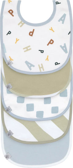 Laessig Fruits Fabric Baby Bib Happy Fruits 5 Pieces