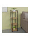 Harvey Black Bookcase 33x28x100cm