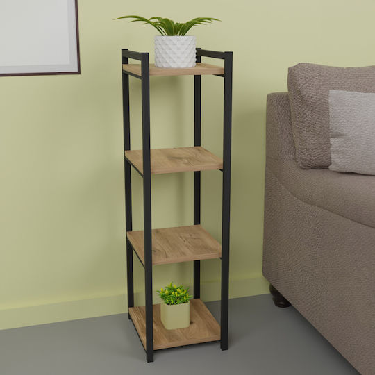 Βιβλιοθήκη Harvey Μαύρο 33x28x100εκ. 321-000103 Βιβλιοθήκη Harvey Μαύρο 33x28x100εκ. 321-000103