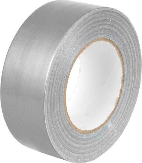 ABC Αυτοκόλλητη Υφασμάτινη Ταινία Γκρι 50mx50mm ABC Αυτοκόλλητη Υφασμάτινη Ταινία Γκρι 50mx50mm