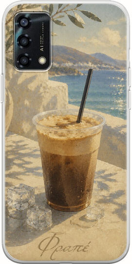 Θήκη Kalokairi Collection Φραπέ Oppo A94 5g Flexible Tpu Διάφανη Σιλικόνη