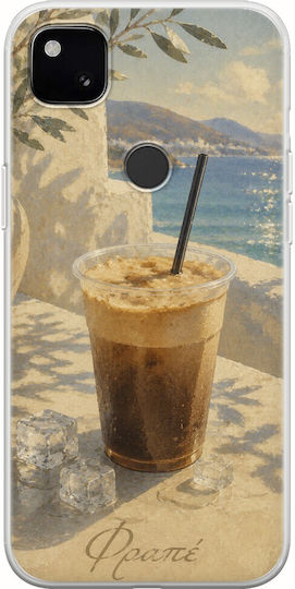 Kalokairi Collection Frappe Case Google Pixel 4a 4g Flexible TPU Transparent Silicone